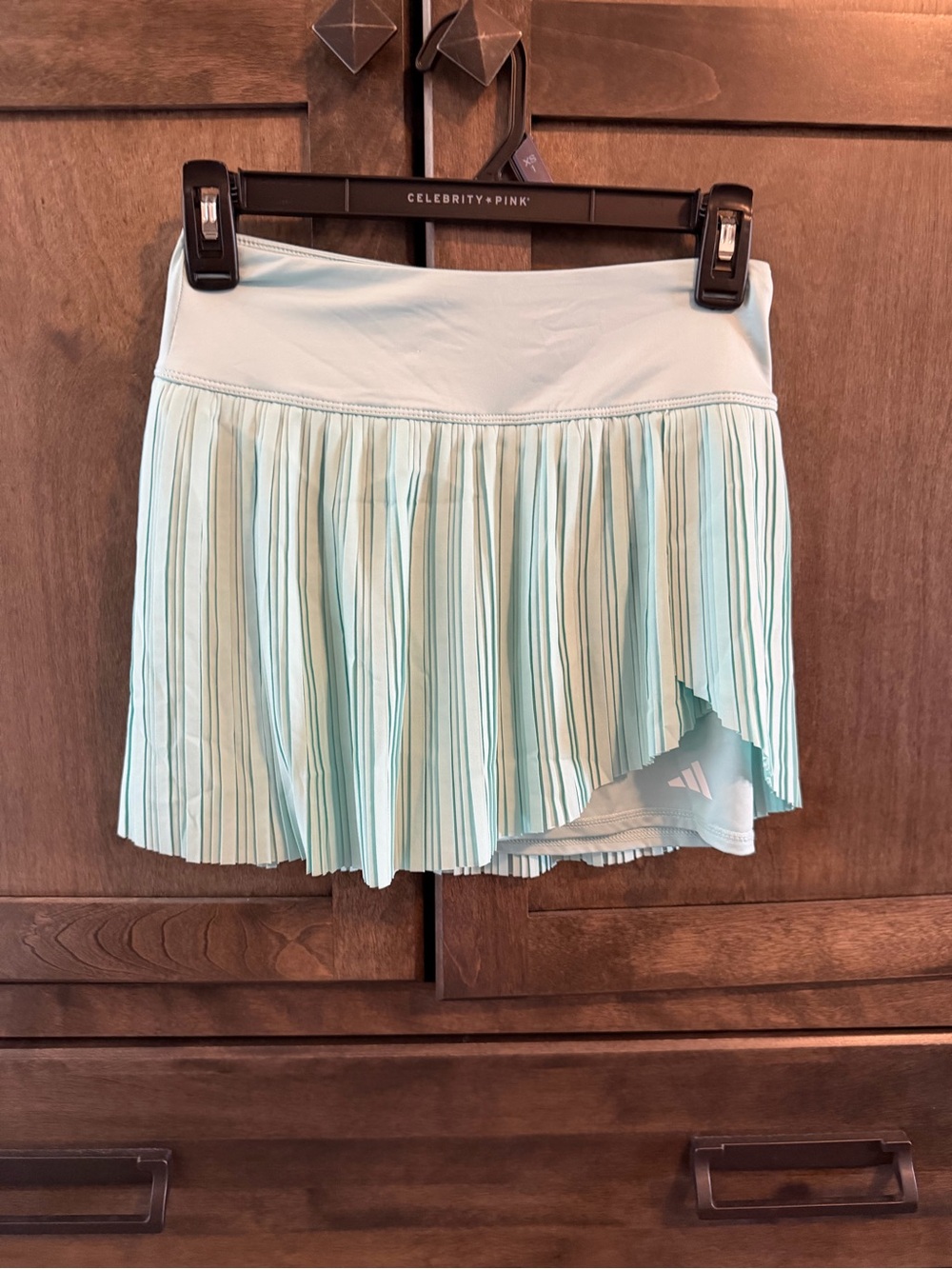 Addidas Pleated Mint Green Athletic Skort